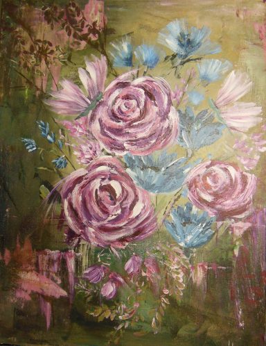 Abstract Art, Florals, , flower canvas art, abstract wall art, abstract art with flowers, flower art prints, abstract paintings